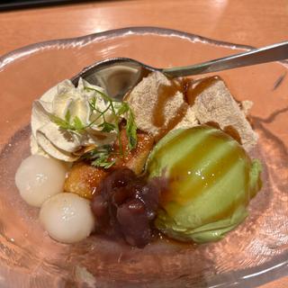 YEBISU BARの特製'和'パフェ(ヱビスバー 札幌アピア店 (YEBISU BAR Sapporo Apia))