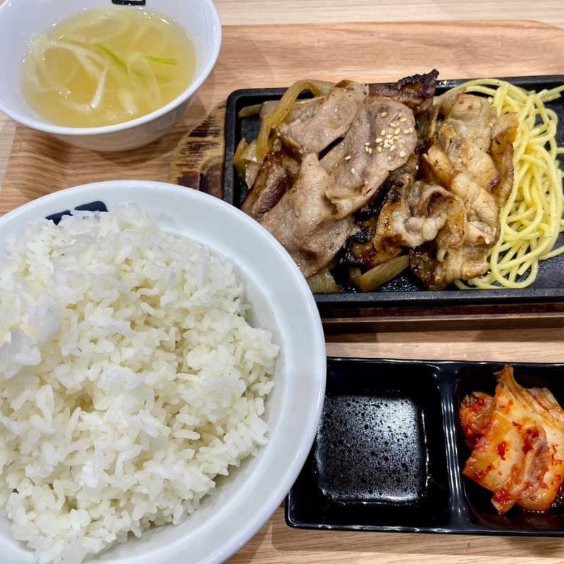全部盛り定食(牛角焼肉食堂 イオンモール盛岡店)