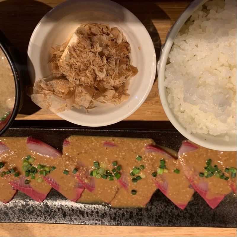 胡麻ぶり定食(赤坂食堂 魚ぴー)