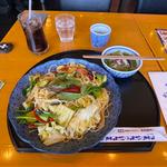 野菜たっぷりペペロンチーノ+ランチセット