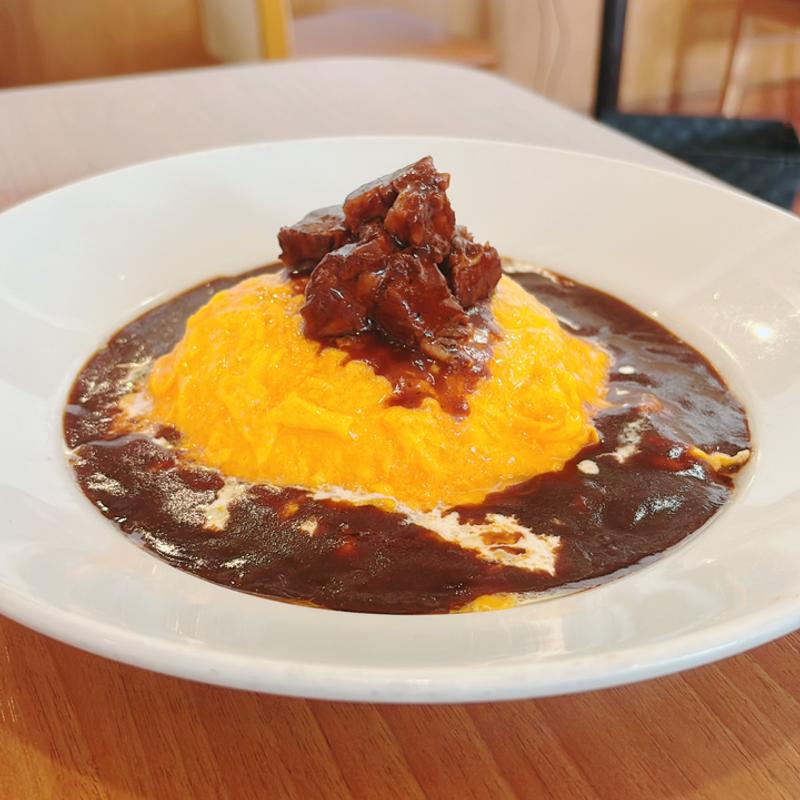 濃厚ビーフシチューのふわとろオムライス(ココス 京都梅津店)