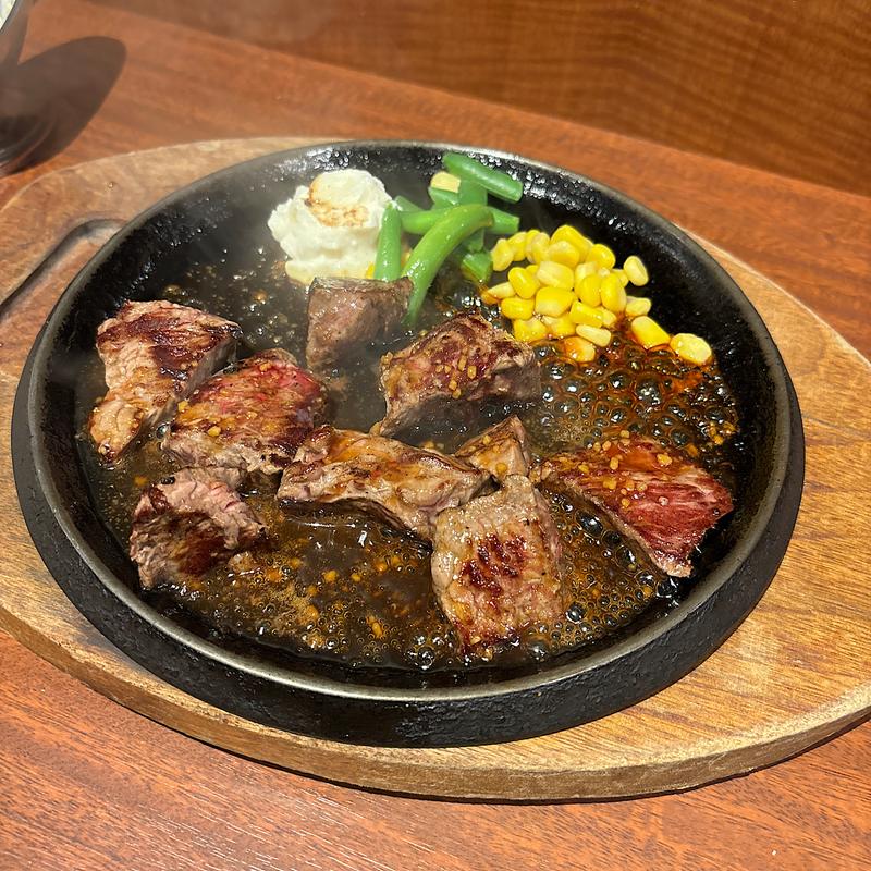 ミックスロックステーキ 150g(鉄板王国 西新宿店)