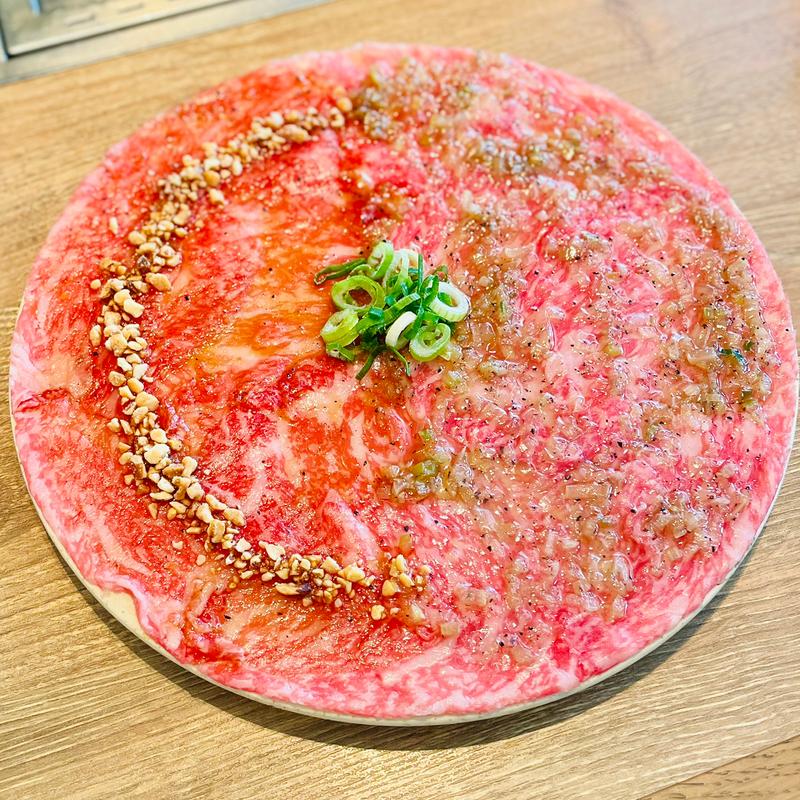 豪華焼肉ランチセット　KINTANサーロインユッケ(渋谷焼肉 KINTAN)