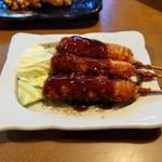 ソース串かつ 3本