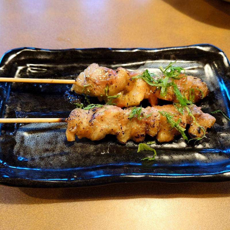 焼き鳥 梅しそ（2本）(味の民芸 成田ニュータウン店)