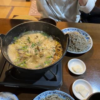 鴨鍋そば