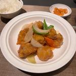 Aランチ（鶏肉の甘酢炒め）