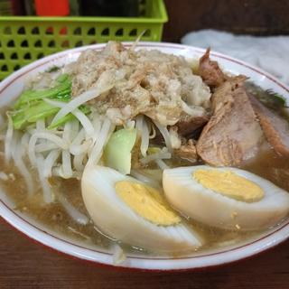小ラーメン　ネギ　煮玉子(ラーメン二郎 品川店 （らーめんじろう）)