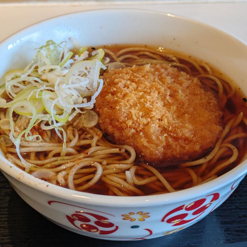 コロッケそば(いろり庵きらく 大崎店)