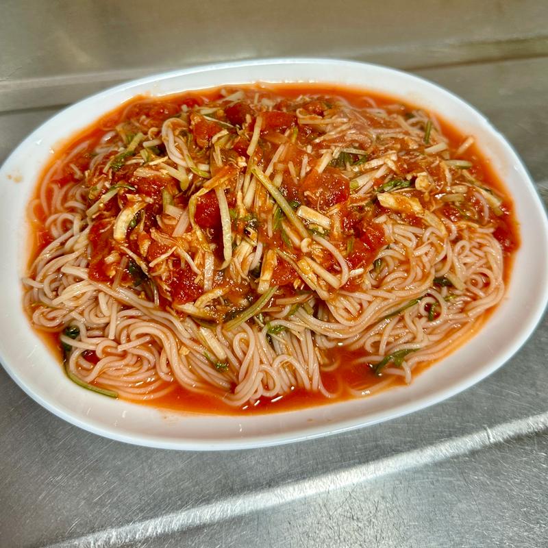 トマトとささみのそうめんチャンプルー(ベルクス 東墨田店)