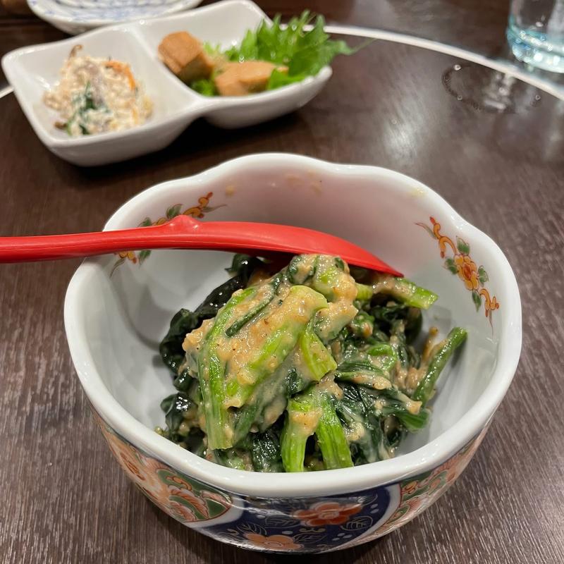 ほうれん草ゴマ和え(麻布 しき 本店)