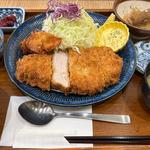 ロースカツ大吟醸200gカキフライちょい足しカレー