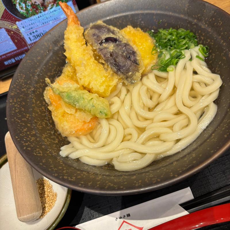 天ぷらうどん(山下本気うどん 大宮東口)