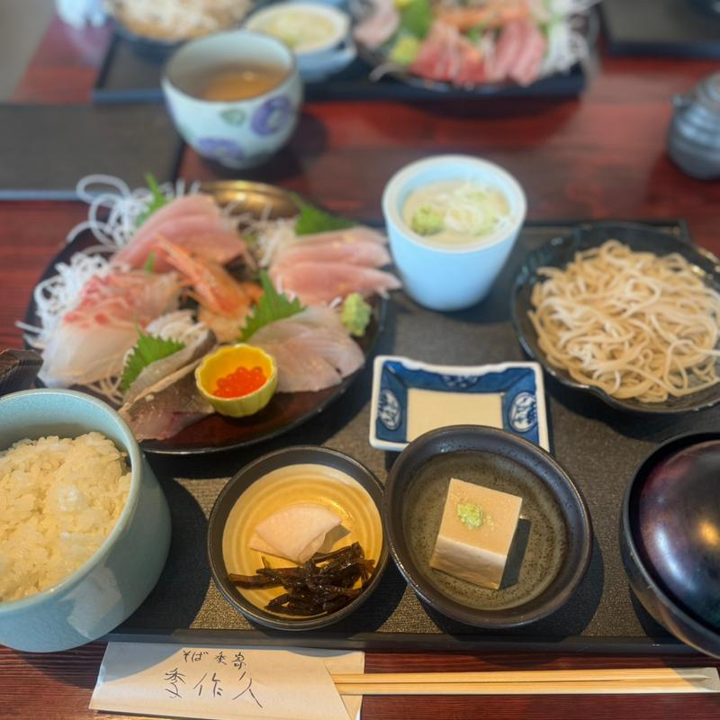 刺身御膳(そば季寄 季作久)