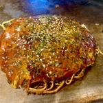 そば肉玉＋イカ天(広島お好み焼き鉄板居酒屋 来い鯉)