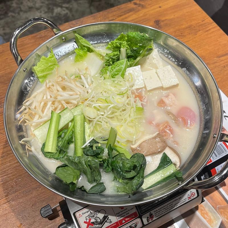 鶏白湯鍋(新時代 大阪福島駅前店)