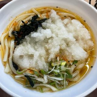 かけうどん 大根おろし(青海食堂)