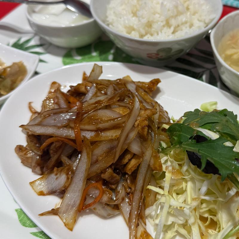 豚バラ生姜焼き定食 (北京名菜(三和物産合同会社))