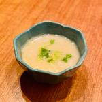 彩ランチ小会席　椎茸の旨味出汁と鶏そぼろ茶碗蒸し(美食米門品川港南 Ｗｉｎｅ＆Ｇｒｉｌｌ )