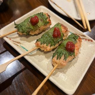 つくねの梅しそ巻(まんぼう)
