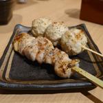 つくね（塩・タレ）＆かしわ（塩・タレ）