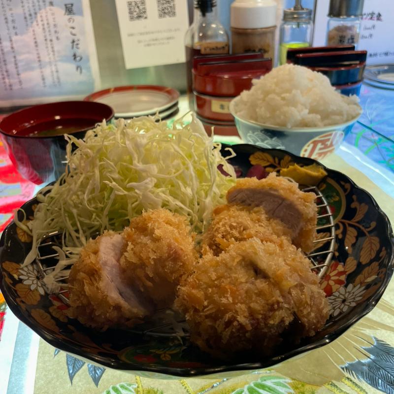 ランプカツ定食180g(とんかつ・牛カツ 油屋)