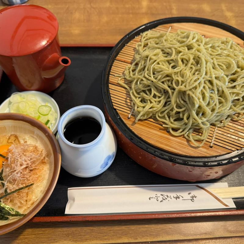 つけとろそば：大盛(更科大黒 )