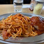 ハンバーグスパゲティ(カフェテラス ポンヌフ)