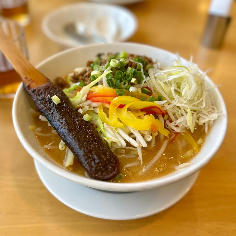 炙り味噌麺(七志 中山店)