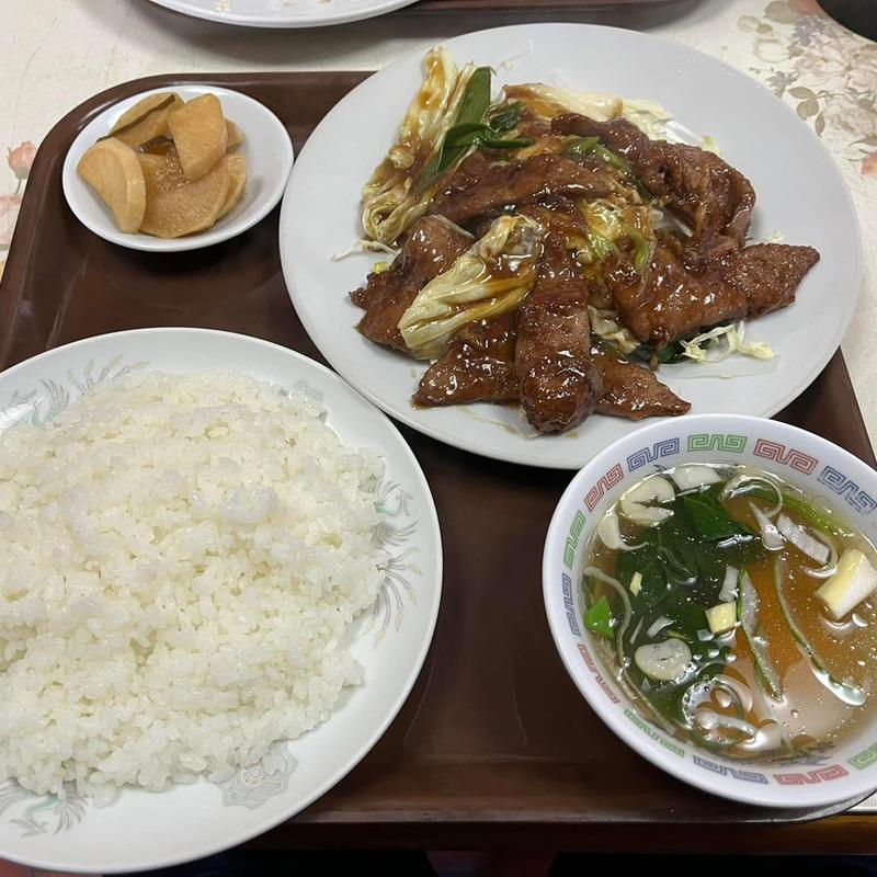 レバーしょうが焼き定食(五差路 )