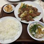 レバーしょうが焼き定食