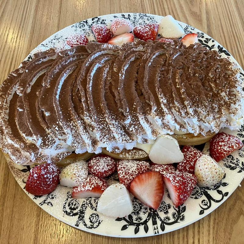 ティラミス風パンケーキ(いちごの里 いちご一会)