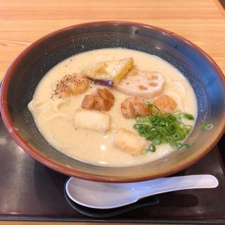 ランチ 海鮮ごろっと白いカレーうどん(とんでん 花畑店)