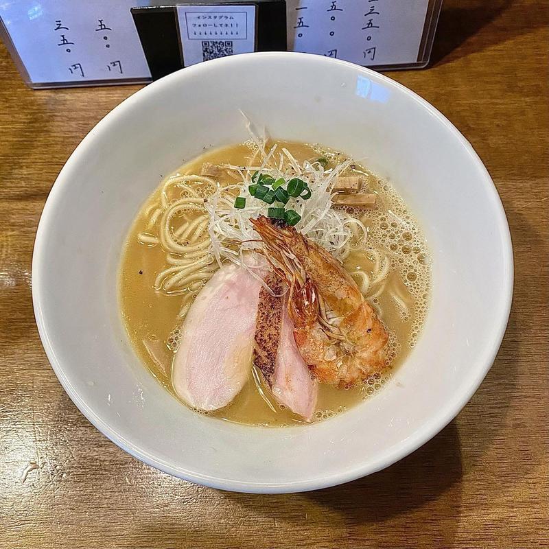 久米島赤鶏白湯醤油らーめん(鰯屋カタクチ｜天王寺/上本町/谷町九丁目 居酒屋)