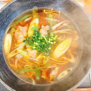鴨そば(日光霧降珈琲)