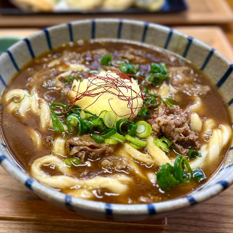 カレーうどん(自家製うどん さんたく(讃匠))