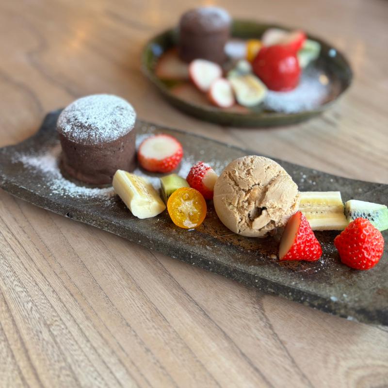 季節のデザート　フォンダンショコラ(カフェドミーミ（Café de mimi）)