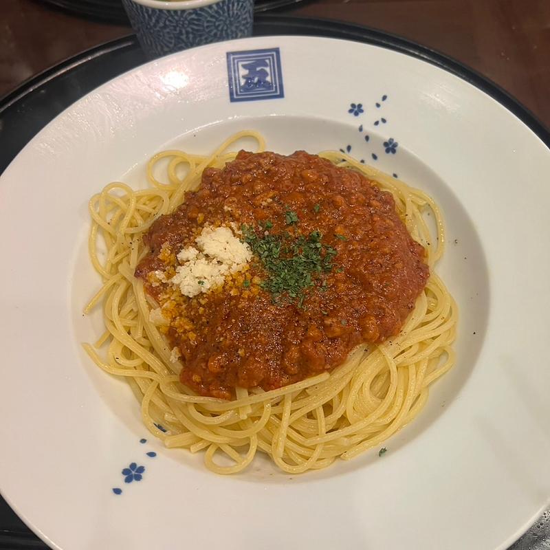 五右衛門伝統のミートソース(洋麺屋五右衛門 イオンレイクタウンkaze店)