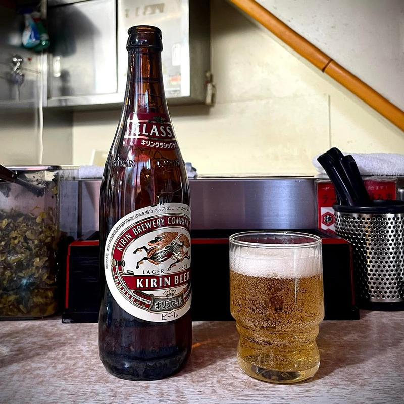 瓶ビール(横濱ラーメン あさが家)