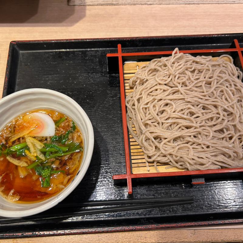 春の彩りつけそば(そばいちエキュート赤羽店)