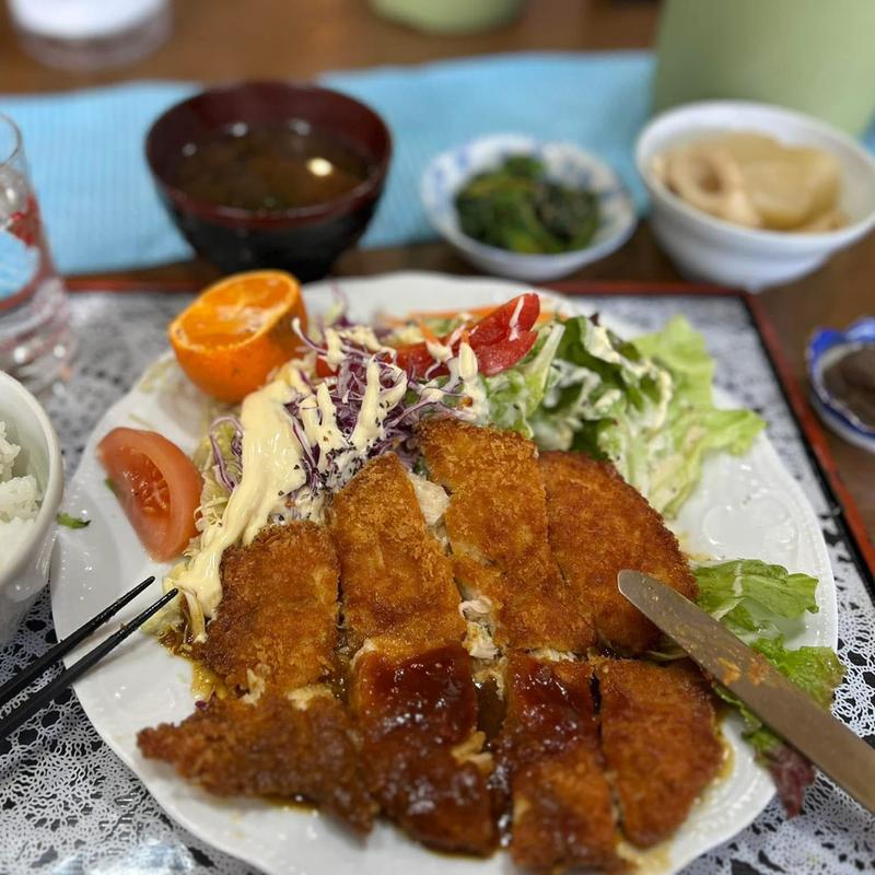ジャンボチキンカツレツセット(香麗屋 （カレイヤ）)