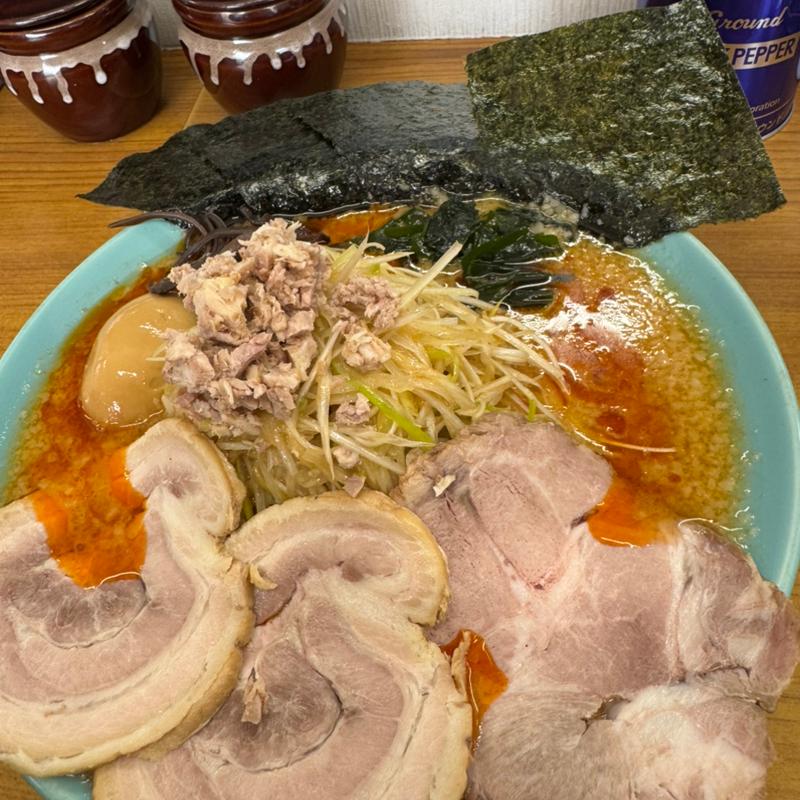 ラーショ式 ネギ担々麺(チャーシュー 味玉)(ニューラーメンショップ大光)