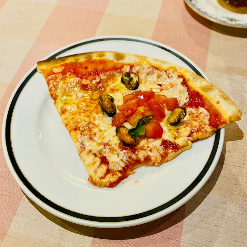 ディナーコース　ムール貝とトマトのピザ(ラ・パスタ陶 和光店)