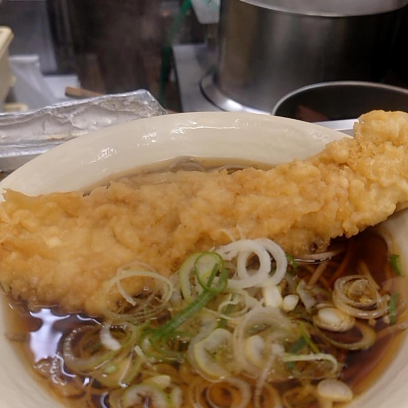 イカ天そば(常盤軒 品川駅 横須賀線上りホーム店 26号店)