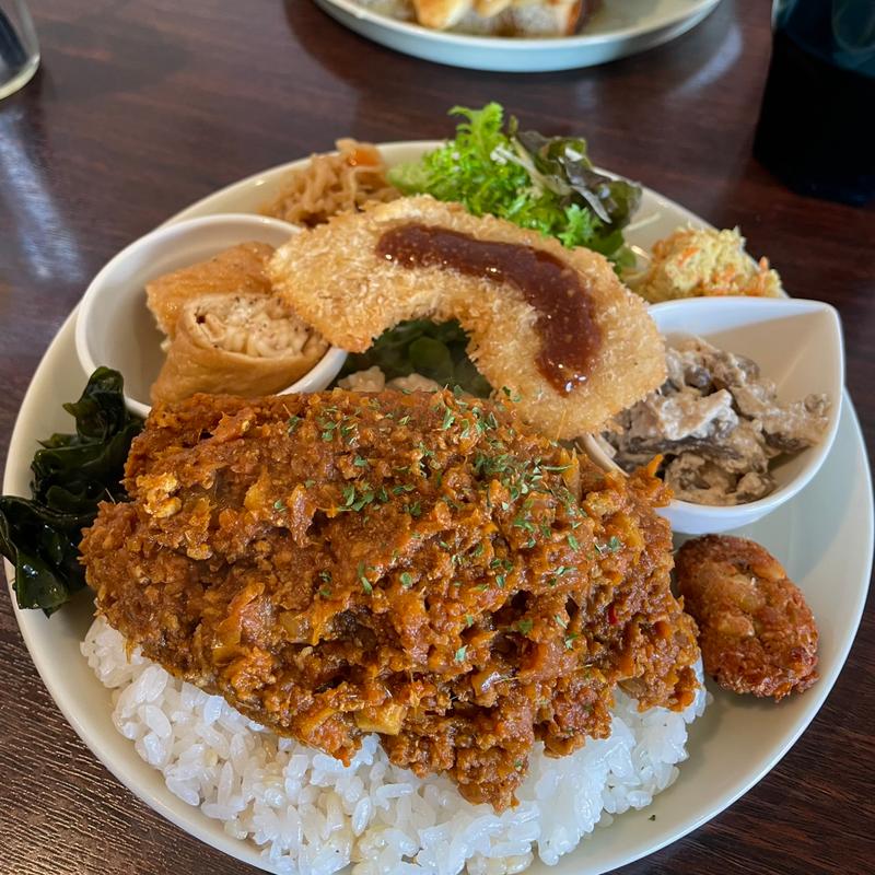 ショウガのキーマカレー(カメイノ食堂)