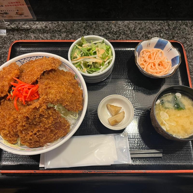 ソースカツ丼　中(ごちそう家 ぽん太 八丁堀店)