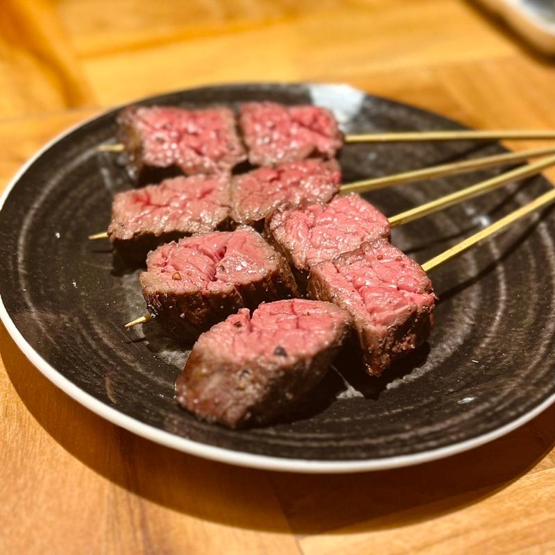 牛串(焼き鳥 刺し身 ワイン まそほ3B)