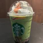抹茶と桜わらびもち フラペチーノ(スターバックスコーヒー くずは美咲店 （STARBUCKS COFFEE）)