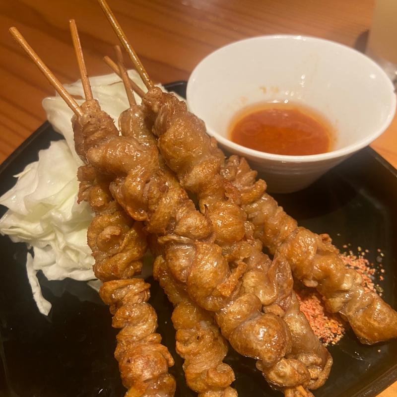 とり皮(博多もつ鍋やまや 飯田橋サクラテラス店)