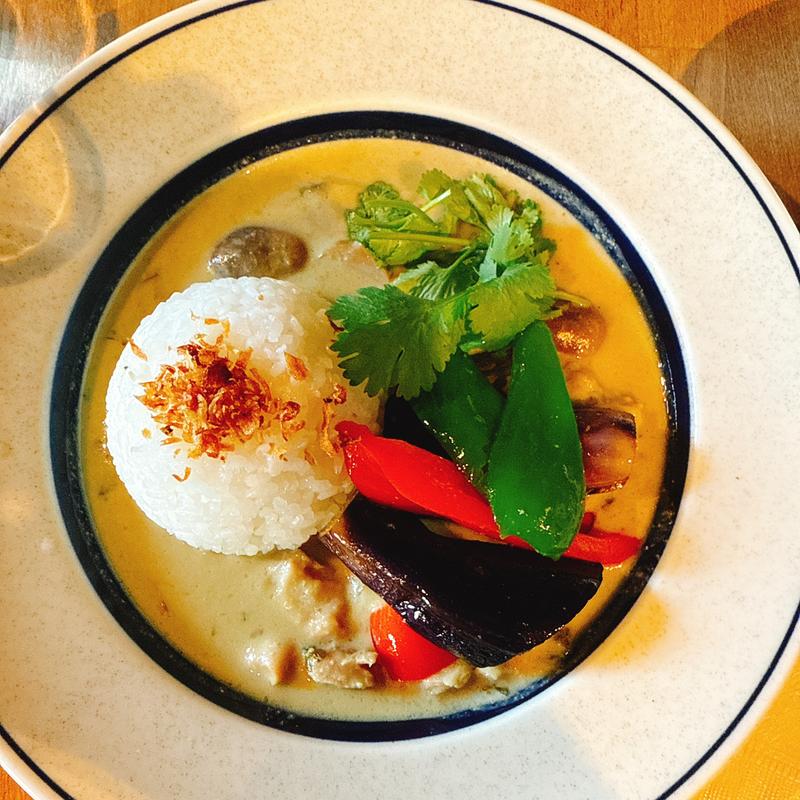 グリーンカレー(cafe hakuta)